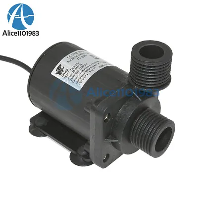 DC 12V 24V Hot Water Circulation Pump Solar Water Pump Brushless Motor 800L/H • $14.23