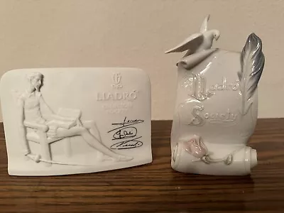 Lladro - Collectors Society Plaque (lot Of 2) • $79