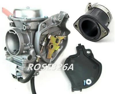 $54.99 • Buy Carburetor & Holder Intake Boot For Kawasaki Bayou 400 KLF400B 