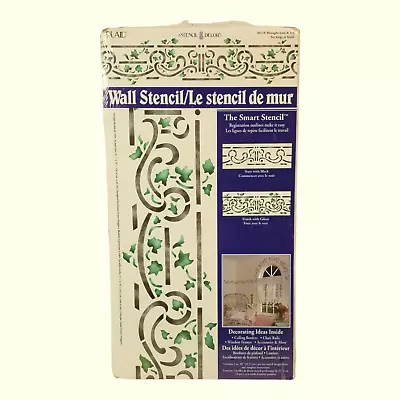 NEW Wall Stencil By PLAID # 26718 Wrought Iron & Ivy Vine Leaves DIY Customize! • $14.95