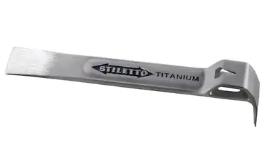 Stiletto Flatbar Glazer 7.5  Titanium Multi-Functional Staple Puller Pocket-Size • $83.99