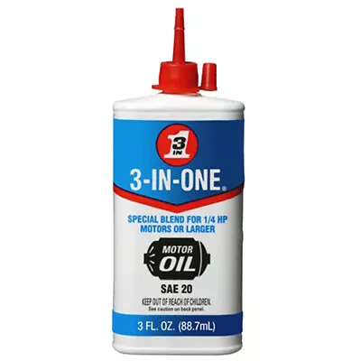 3-IN-One 10145 Electric Motor Oil 3 Oz • $11.59