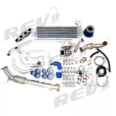 Rev9 T3 T3T4 Turbo TurboCharger Complete Starter Kit Bolt-On For Acura RSX K20 • $1399