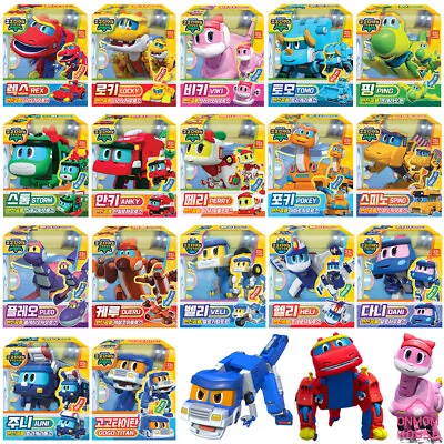 [Gogo Dino Mini] New 17 Type Transformation Dinosaur Robot Figure Gogodino • $253.50