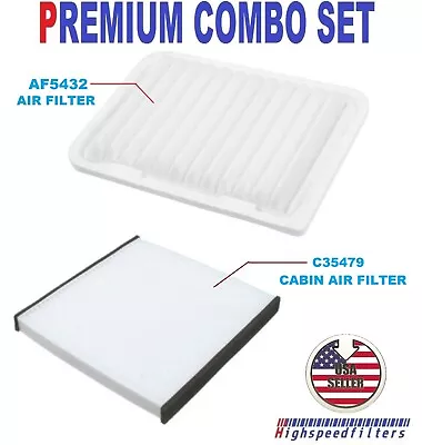 Premium Air Filter + Cabin Filter Combo For Toyota Camry Sienna Es330 Rx330 • $14.98