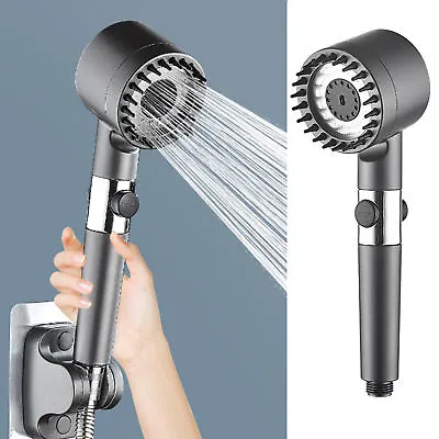 Massage And Skin Beauty Multifunctional Shower Head 3-mode Handheld Shower Head • £6.65