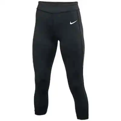 Nike Stock Club Ace Volleyball Capri Pant Women's Small Pant Black CZ1448 NEW! • $20.01