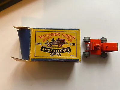 £19.99 • Buy 1950's Matchbox Series Moko Lesney Box + No 8 Caterpillar Tractor