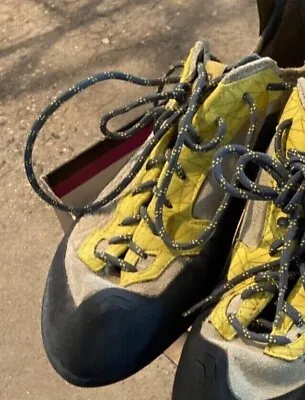 Size 45 Right Shoe Only.  La Sportiva Finale Lace-up Climbing Shoe In Aloe/Moss • $40