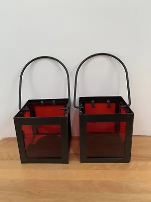 Pair Of IKEA Tea Light Lamps/ Candle Holders • £11.50