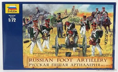 ZVEZDA FIGURE 1/72 - 8022 Napoleonic Russian Foot Artillery - NAPOLEONIC WARS • £14.46
