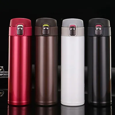 Thermos Mug Stainless Steel Vacuum Insulated Commuter Bottle For Hot Cold Drinks • $17.95