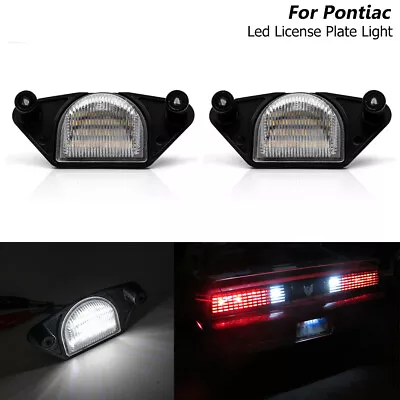 6000K White LED Number License Plate Light For 82-92 Pontiac Firebird TRANS AM • $15.65