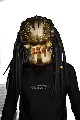AVP Alien Elder Predator Full Latex Mask Movie Cosplay Halloween Monster Costume • $330
