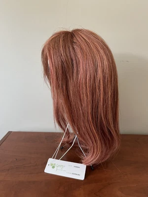 $399 • Buy ENVY WIG- Hannah - Human Hair Wig, Lighter Red, NWT
