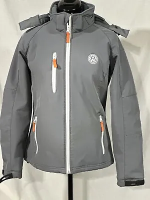 Woman’s Clique Volkswagen Active Gray Hooded Coat Size Small • $36.95