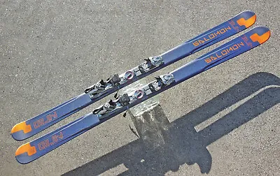 Salomon TenEighty Gun 175cm Skis Marker Titanium 1200 Bndgs Speed Point Plates • $304.02