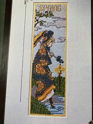 Spring Art Deco Lady Seasons Cross Stitch Design Chart • £1.99