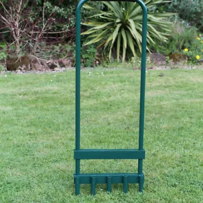 Hollow Tine Lawn Aerator- Perfect For Compacted Heavily Used Lawns Easy To Use • £29.24