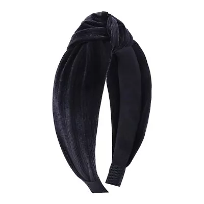 Velvet Knotted Headbands For Women Black Knotted Headbands Elastic Non Slip W... • $24.12