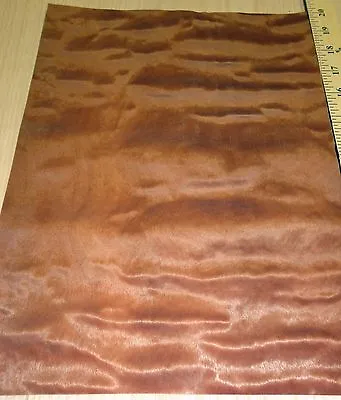 Makore Pommele Quilt Figure Wood Veneer 10  X 13  Raw 1/42  Thickness No Backing • $20