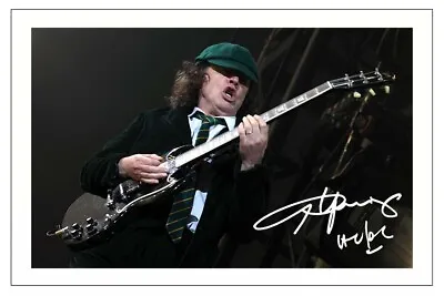Angus Young Signed Photo Print Autograph Ac/dc • £3.79