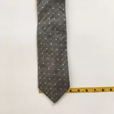 Pal Zileri Thick Tie Gray  Made In Italy 70% Cashmere 30% Silk Necktie Pa0060 • $31.99