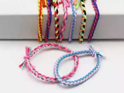 Multi-Color Elastic Rope Braided Ruber Hair Tie Hair Bands Ponytail Holder • $1.45