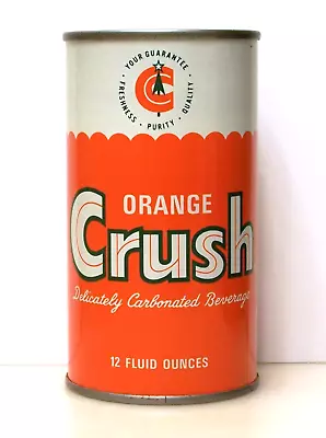 **Vintage ORANGE CRUSH Juice Top Soda Can From Des Moines IA • $9.99