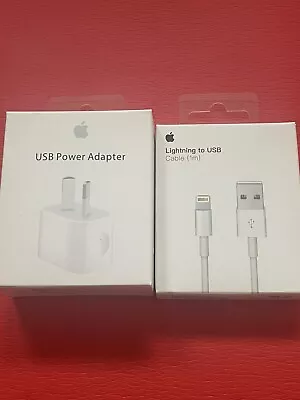 $24.99 • Buy Apple IPhone Charger Cable 1m Wall For 6 6s Plus 7 8 X 11 Max Pro Genuine