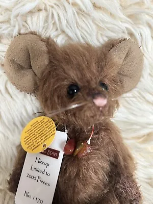 Charlie Bear Limited Edition Mohair Minimo Hiccup Mouse 1170/2000 • £87.50