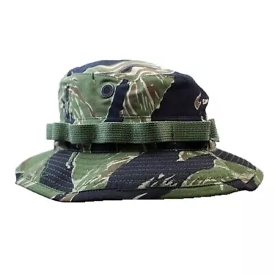 Vietnam Tiger Stripe Boonie Covers - US Military Jungle Boonie Hat - Made In USA • $28.95