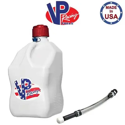 VP Racing Patriotic 5.5 Gallon Square Utility Jug + Deluxe Fill Hose • $43.63