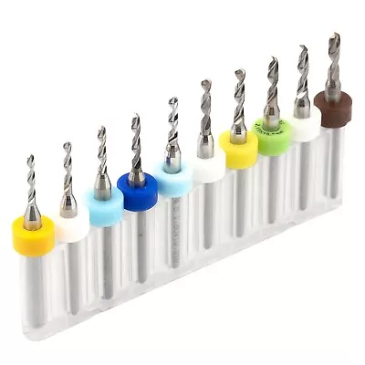 10pcs 1.4mm - 2.3mm Carbide Micro Twist Drill Bit For Dremel Rotary PCB CNC • $13.67