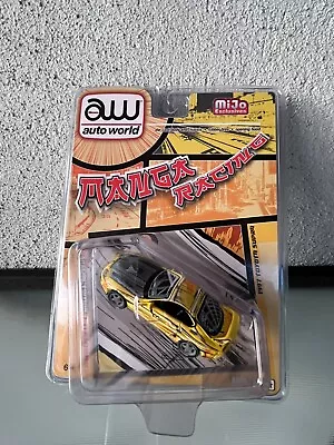 Auto World 1:64 1997 Toyota Supra Manga Art Yellow CP8086 • $16.99