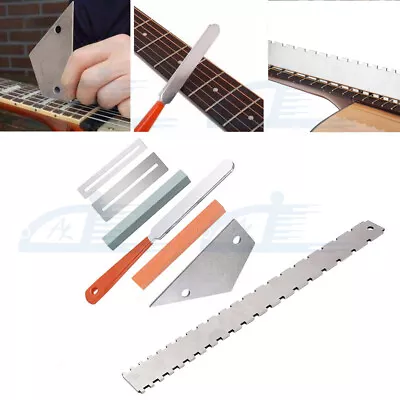 $21.99 • Buy Guitar Fret File Neck Straight Edge Sanding Block Fret Leveling Luthier Tool Kit