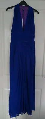 £24.99 • Buy Ronald Joyce After Six Blue Cocktail Party Cruise Dress - Size 12  