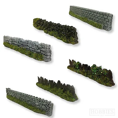 Javis Model Walling Dry Stone Garden Wall 00 Gauge Railway Scenery Wargame • £3.85