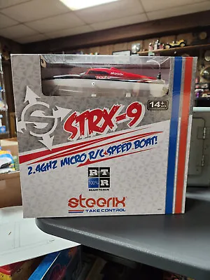 Steerix R C Strx-9 Speed Boat With Accessories New In Box Christmas Gift Nice • $22.99