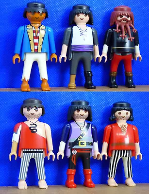 Playmobil SD-9 Pirates 6x Pirate Figures Job Lot Bundle • £7.99