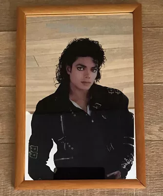 Michael Jackson Vintage  1987 Bad Album Cover Picture Mirror Used Collectable • $43.46