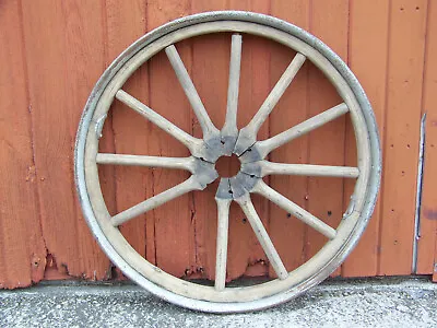 Vintage Antique 25  FORD Model T Wooden Spoke Wheel Rim Tire Hub Parts Rustic • $135