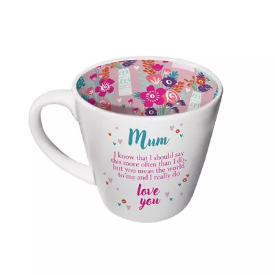 Mum Inside Out Tea/Coffee Office Novelty Gift Mug 400ml Funny Drinking Cup  • $23