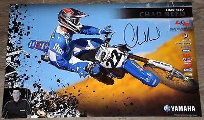 Chad REED #22 Signed Yamaha Poster Supercross MX • $49.99