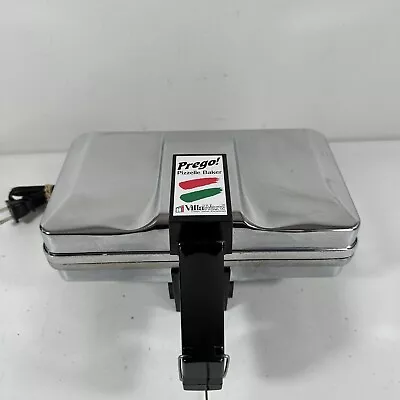 VillaWare Prego Pizzelle Italian Cookie Maker Baker Model 3600-NS Non Stick EUC • $39.99