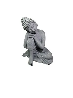 Meditating Sandstone Buddha Sleep Rest 4 In Figure Open Box • $9.99
