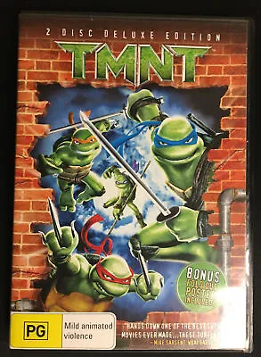 TMNT - Teenage Mutant Ninja Turtles Deluxe Edition DVD (2007) Region 4 | VGC • $9.95
