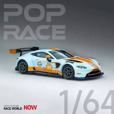 1:64 Aston Martin Vantage GT3 -- Gulf Oil Livery -- Pop Race • $19.30