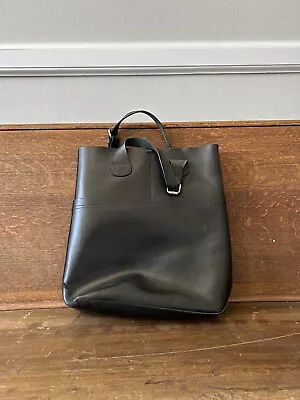 Vintage Leather Tote Bag • $40