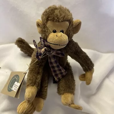 Vintage Rare Boyds Bears Darwin The Monkey 1985-96 NWT Moveable Joints • $12.90